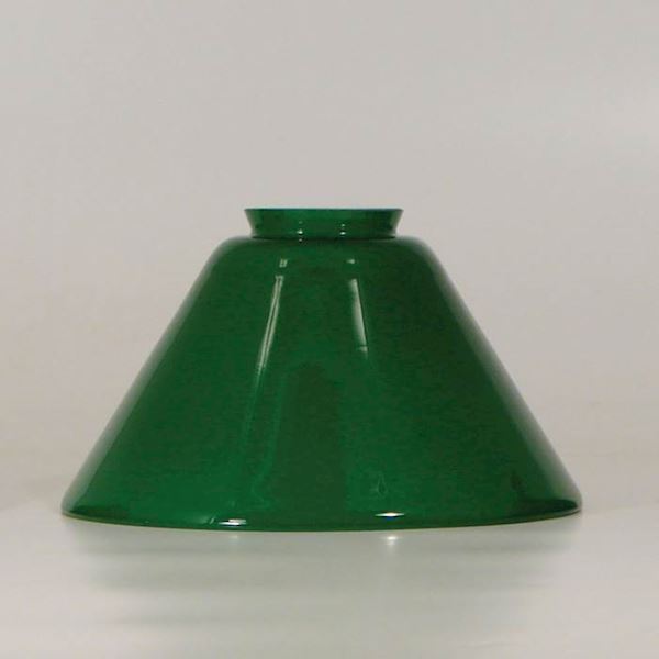 Skomagerskærm <br> Grøn H 10,5 x Ø 19 cm  